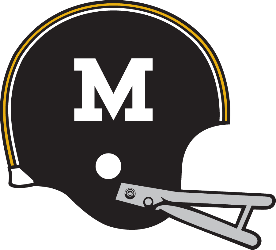 Missouri Tigers 1971-1977 Helmet Logo iron on transfers for clothing